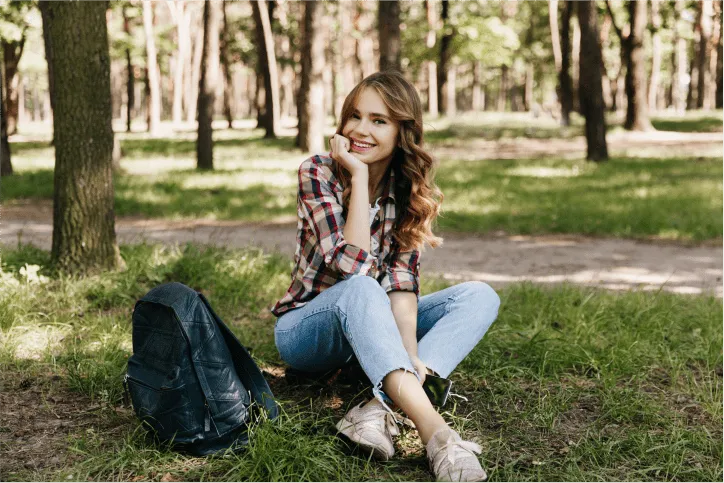 Mujer en el parque